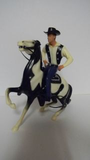 1950s Hartland Bill Longley The Texan Set  Horse, Saddle, Hat, Pistol