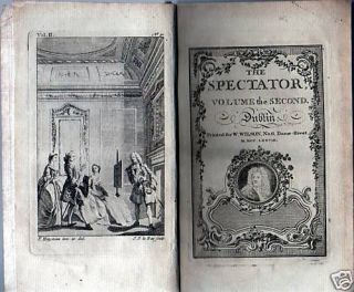 The Spectator Addison Volume 2 Dublin 1778 NR
