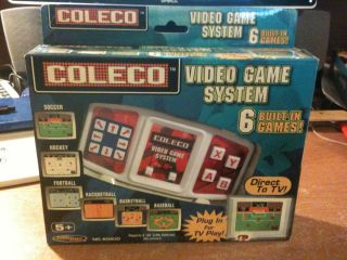 Coleco Video Game System 6 Built in Games Plug and Play for TV