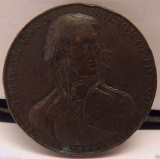 Antique Lord Nelson Battle of The Nile Medal 1798