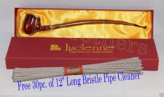 Lucienne Long Churchwarden Tobacco Pipe Comes in Gift Box P551