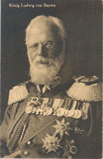 Konig Ludwig Von Bayern Portrait mailed 1916 M25584