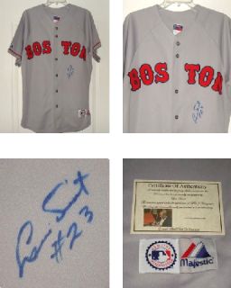 Luis Tiant Autographed Jersey Boston Red Sox w Proof