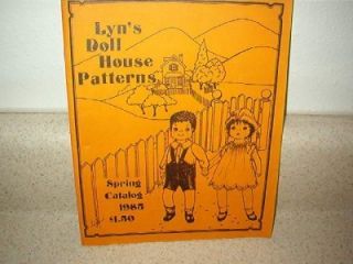 1985 Vtg Lyns Doll House Pattern Catalog Mint CNDTN