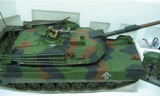 Hobby Engine 1 16 RC M1A1 Abrams MBT Woodland Camo Tank