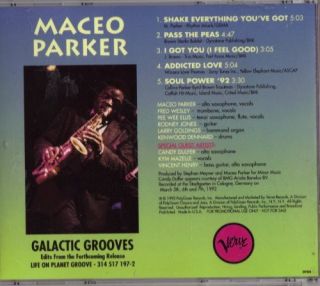 Maceo Parker Galactic Grooves Used CD