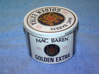 Mac Baren Golden Extra Unopened 7 oz Can Believed to Be from The 1980s