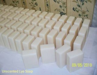 Unscented Lye Soap Great for Sensitive People