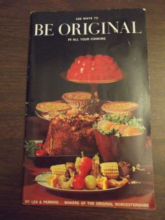 Lea Perrins Cookbook Vintage Worcestershire 100 Ways to Be Original