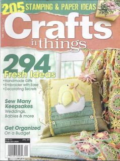 Crafts N Things Magazine Sew Weddings Stamping Paper
