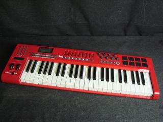 Audio Axiom 49 Red MIDI Controller Maudio 49 Key Keyboard