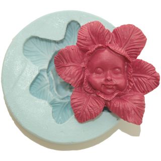 3D Silicone Molds Cake Baby Face Fondant Gumpaste Supply M4755