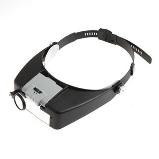 10x LED Head Headband Magnifier Magnifying Glasses Loupe Watch Repair