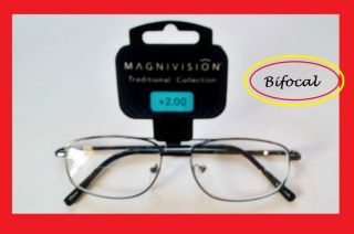 Magnivision by Foster Grant Traditional Clear Reading Glasses