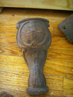 Old Vintage Cast Iron Stove Leg