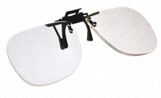 Large Clear Clip on Flip Up Magnifying Glasses 2 50