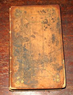 1731 English ANTIQUE Leather PROPHETS Ezra MALACHI Rare OLD TESTAMENT