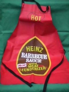  Grill Kitchen APRON advertising Heinz Barbeque Sauce Steak Hamburger