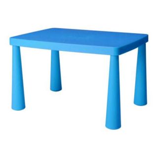 New IKEA Children Mammut Table Kids Furniture Blue