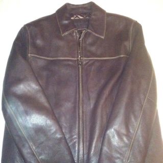 Marc New York Brown Leather Jacket