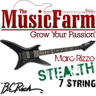 Rich Marc Rizzo Signature Stealth 7 String Electric Guitar Gloss Onyx