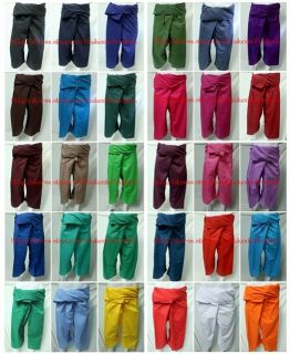 Pants Trouser Yoga Massage Rayon Cotton Long Warp Unisex