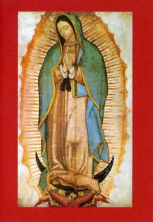 Our Lady of Guadalupe Religious Icon Holy Card Brandi