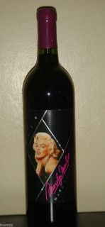 Very RARE 1988 Marilyn Monroe Merlot Full French Red Wine 750ml 4th