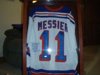 Mark Messier 1994 Cup Away Jersey with Stats Steiner COA