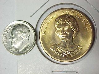 Gold 1980 Marian Anderson 1 2 Troy Ounce Gold American Arts
