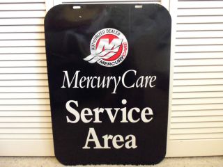  Mercury Service Area Sign Marine Engines Outboard Motor Fishing Boat