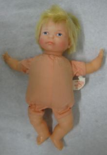Vtg 1967 Ideal 10 Newborn Thumbelina Pull String Doll