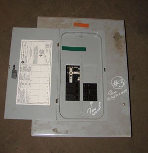 100 Amp Electrical Panel GE Power Mark Plus Center Load
