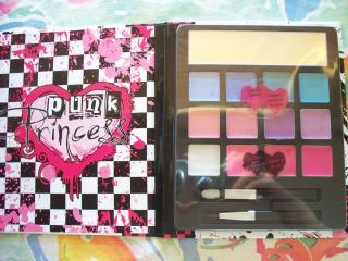 Markwins Beauty Book Makeup Palette Set Kit Eyeshadow Lipgloss Punk