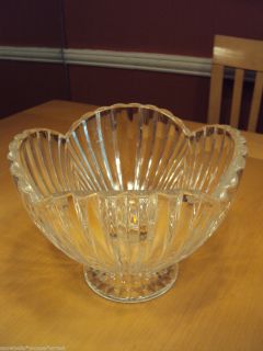 Marquis by Waterford Crystal big cut crystal pedestal bowl, excellent