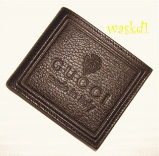 Chocolate Leather Hysteria Margaux Bifold Wallet Authentic