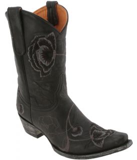 Old Gringo Black Grey Leather Marsha 10 Western Boots Womens