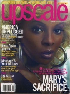 Upscale Magazine Mary J Blige November 2005
