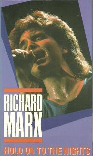 Richard Marx Filmed in 1988 Live at The Palace Hollywood CA 9 Song VHS