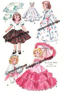 Clothes Pattern 15 Sweet Sue 14 Mary Hoyer Toni Betsy McCall