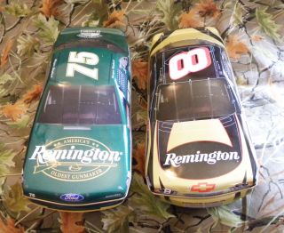 Two Collectable Remington Racecar Tins