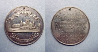 Large 2 inch Dia 1895 Ohio Masonic Home Medal Token Springfield Ohio