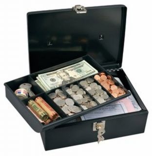 Master Lock 7113D Cash Box with 7 Compartment Tray