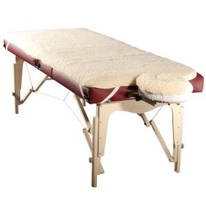 Massage Table Fleece Pad Sheet and Facerest Cover Set