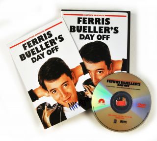 Matthew Broderick Ferris Buellers Day Off Autographed DVD