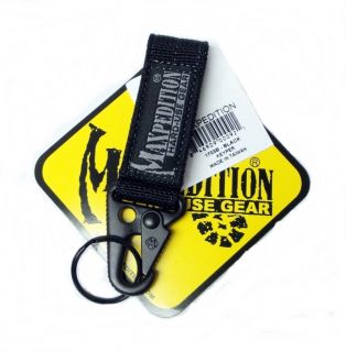 Maxpedition Keyper Black Tactical Gear Made in USA 1703B Keychain Belt