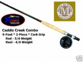 Martin Caddis Creek 4 6 WT 9 Foot Fly Combo New