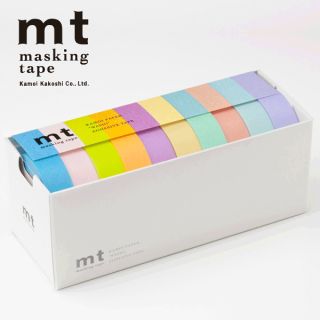 MT Washi Masking Tapes Set of 10 Bright Colors