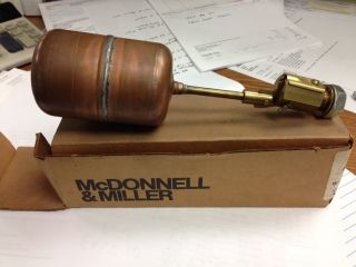 McDonnell Miller Make Up Valve Model 18 P N 125700
