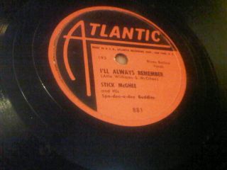 Stick McGhee 78 RPM Classic Blues Record